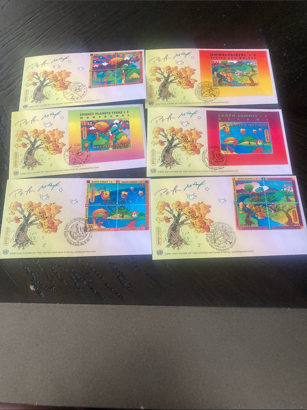 Peter Max Stamps 1997
